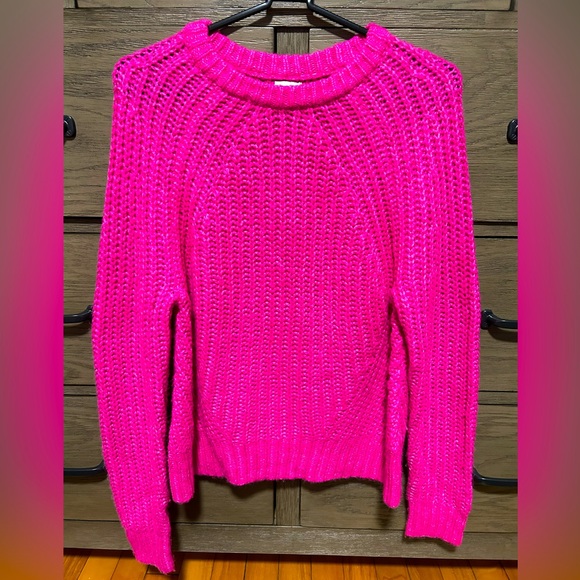 a new day Sweaters - Knitted bright pink sweater - Small